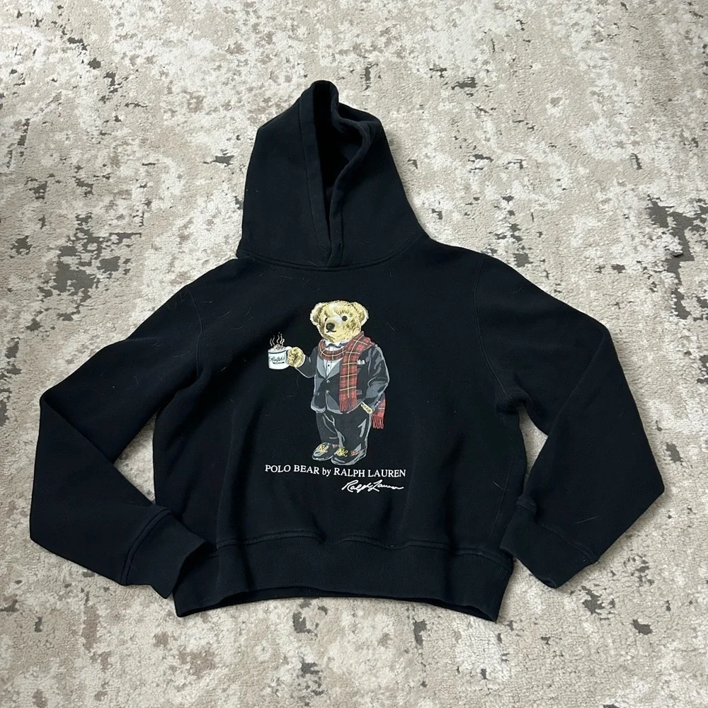 Ralph Lauren LW Seasonal Fleece-N Coco Hoodie Size Large